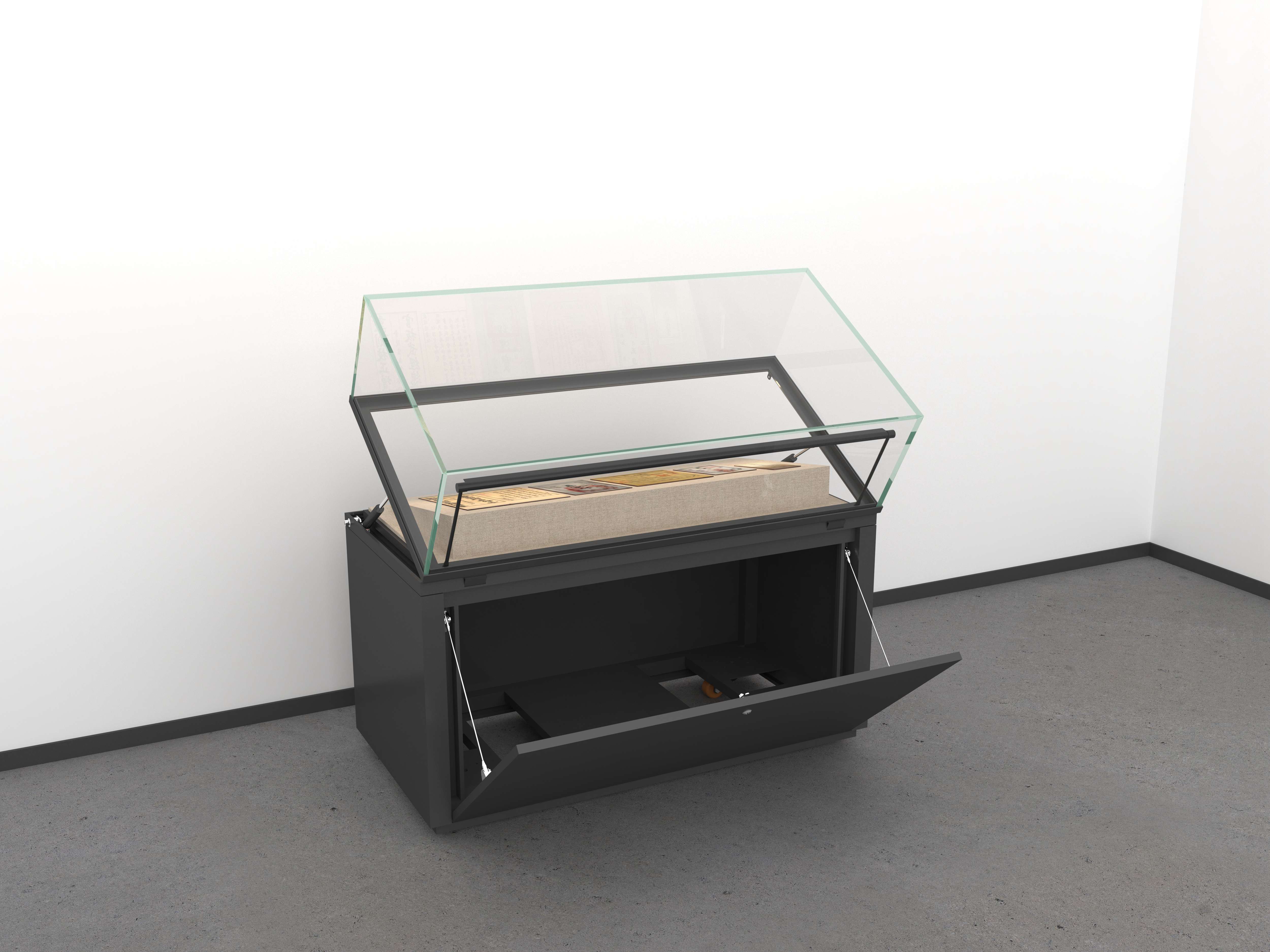 博物館俯視平柜